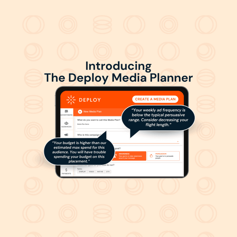 deploy media planner screenshot